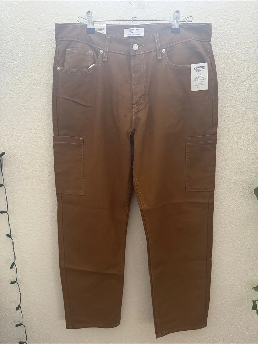 Brown Men's Utility Pants